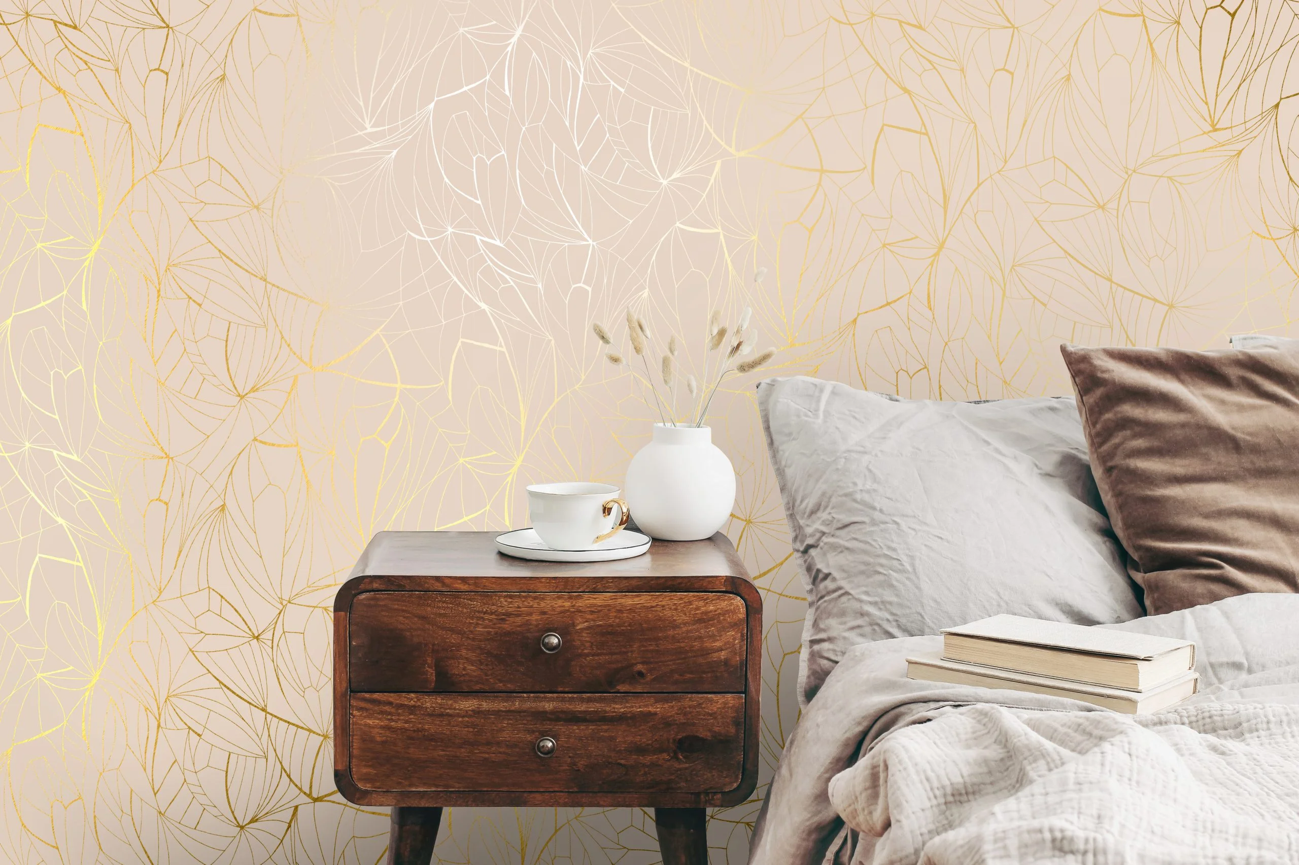Leaf-gold-pink