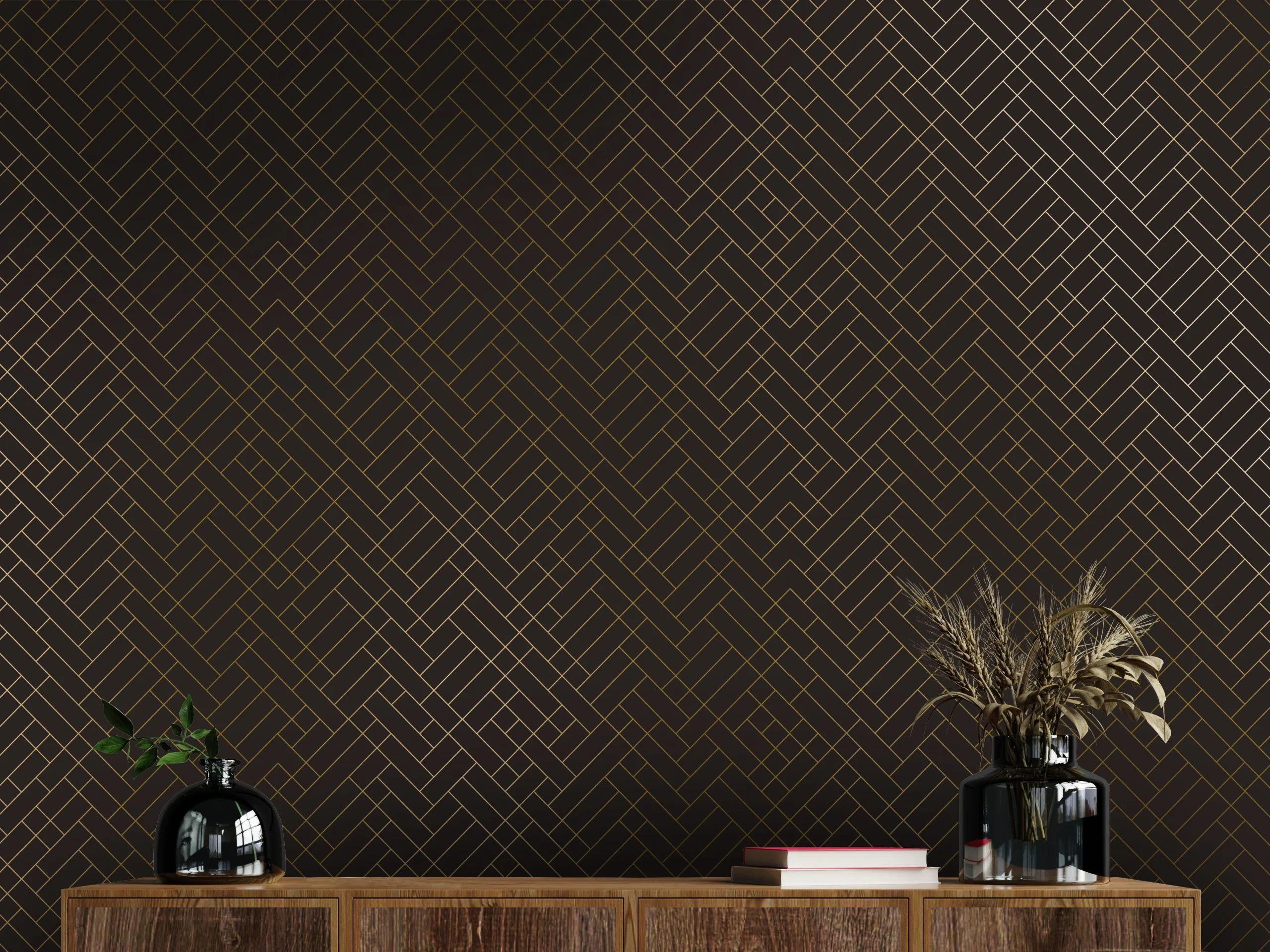 Tapet-Cafe-Tile-gold-brown-4