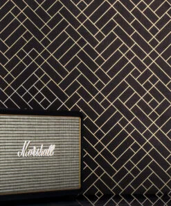Tapet-Cafe-Tile-Brown-vinyle-detail