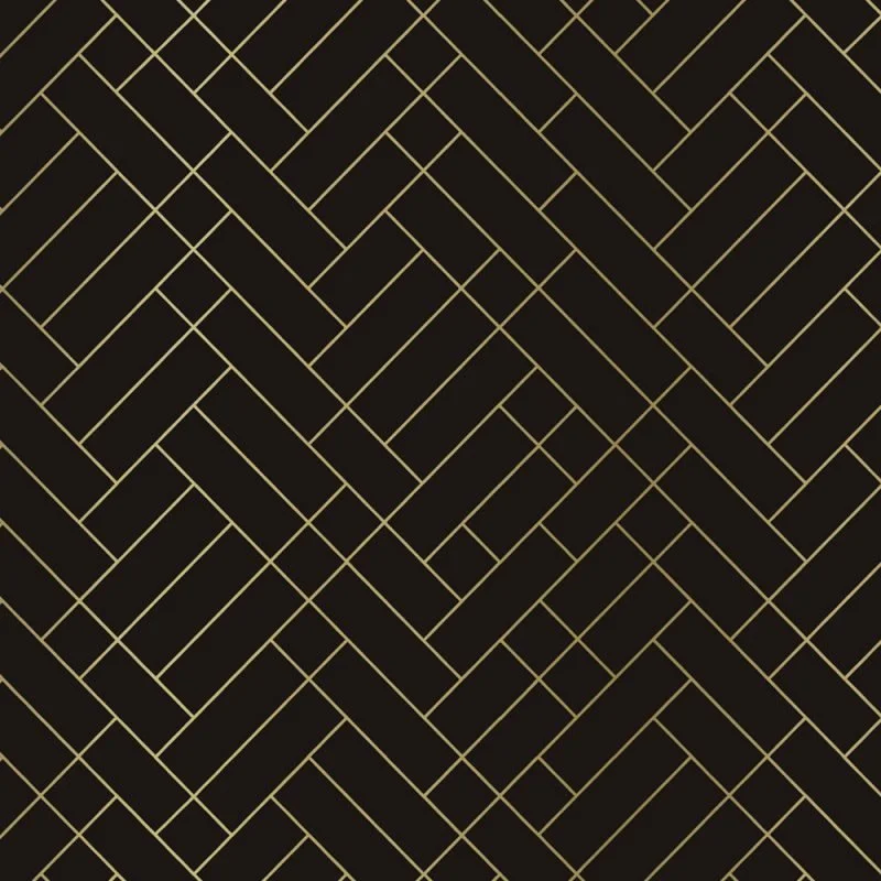 Tapet-Cafe-Tile-gold-brown