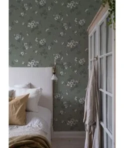 Kristina-387-07-duro-swenden-fleurs-blanc-vert-chambre
