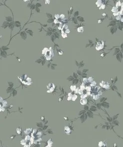 Kristina-387-07-duro-swenden-fleurs-blanc-vert-motif