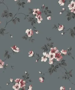 Kristina-387-08-duro-swenden-fleurs-rose- vert-motif