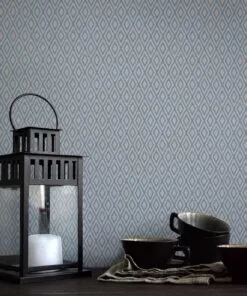 Gåsöga-384-05-losanges-bleu-mur